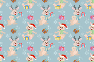 Christmas Rabbit and Gift Pattern – A Versatile Design for Creative Projects