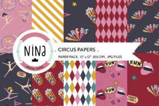 Circus Digital Paper and Circus Scrapbook: A Creative Resource for Designers and Enthusiasts