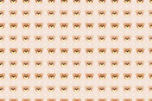 Cute Bear on Pink Pastel Seamless: A Creative Asset for Designers and Entrepreneurs
