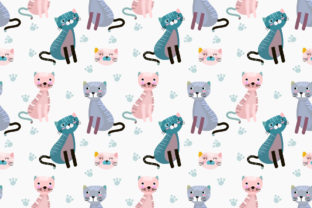 Cute Cat Seamless Pattern: A Versatile Design for Creative Projects