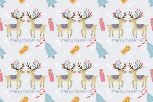 Deer and Gift Seamless Pattern: A Versatile Design for Creative Expression