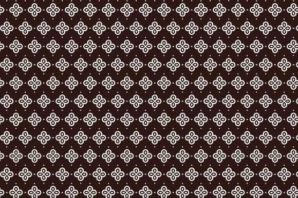 Digital Paper Black-Brown White Pattern