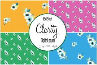 Exploring the Artistry of Digital Paper Bright Watercolor Flowers