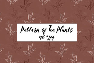 Pattern of Tea Plants: A Modern Design Element for Creatives and Entrepreneurs