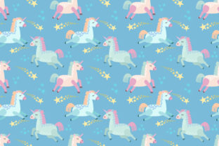 Unicorn Horse Seamless Pattern: A Versatile Design for Creative Projects